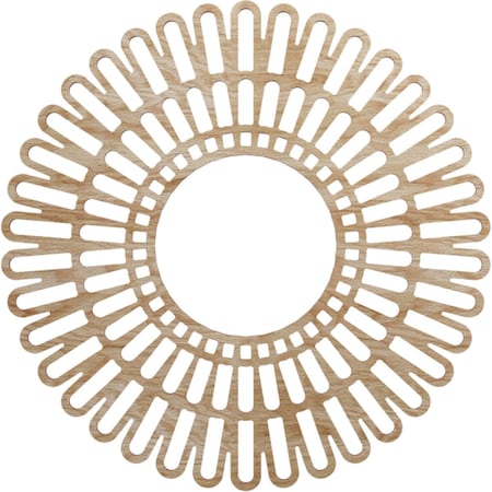 Ekena Millwork Cornelius Wood Fretwork Pierced Ceiling Medallion, Red Oak, 22"OD x 8 1/8"ID x 3/8"T CMWP22X0375CRRO